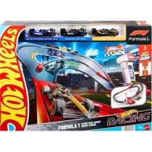 Mattel Hot Wheels Racing Formula 1 sprintfutam versenypálya 3 versenyautóval