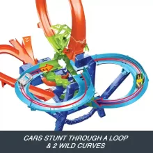 Mattel Hot Wheels ütközés a levegőben motorizált pályaszett