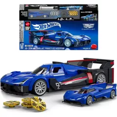   Mattel Brick Shop Hot Wheels Cadillac Project GTP Hypercar építőjáték kisautóval