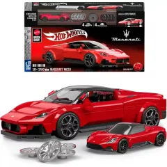   Mattel Brick Shop Hot Wheels Maserati MC20 építőjáték kisautóval