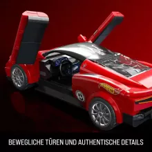 Mattel Brick Shop Hot Wheels Maserati MC20 építőjáték kisautóval