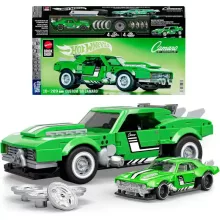 Mattel Brick Shop Hot Wheels Custom '68 Chevrolet Camaro építőjáték kisautóval