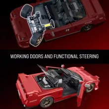 Mattel Brick Shop Hot Wheels ’90 Acura NSX építőjáték kisautóval