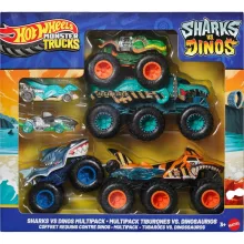 Mattel Hot Wheels Monster Trucks Sharks vs. Dinos járműkészlet