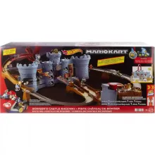 Mattel Hot Wheels Super Mario: Mariokart Bowser vára óriás versenypálya