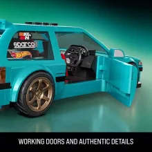 Mattel Brick Shop Hot Wheels Custom '90 Honda Civic EF építőjáték kisautóval (csomagolássérült-új)