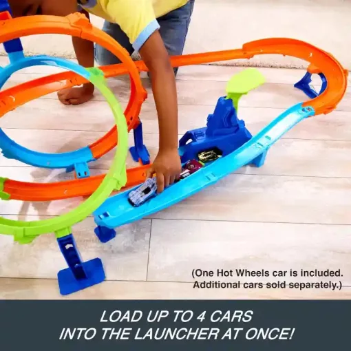 Mattel Hot Wheels kaszkadőr duplahurok pályaszett kisautóval