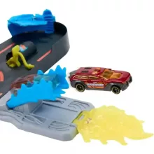 Mattel Hot Wheels szuper tűzoltóállomás játékkészlet kisautóval