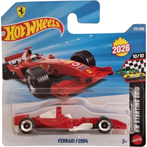  Mattel Hot Wheels Ferrari F2004 kisautó