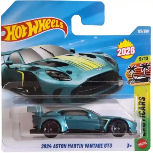  Mattel Hot Wheels 2024 Aston Martin Vantage GT3 kisautó