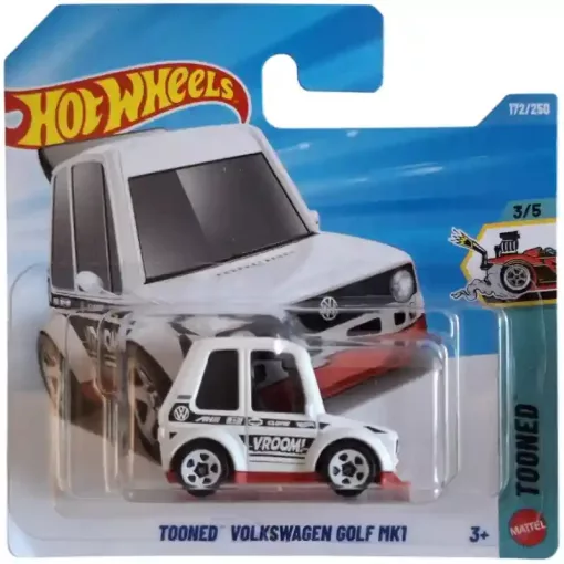 Mattel Hot Wheels Tooned Volkswagen Golf MK1 kisautó
