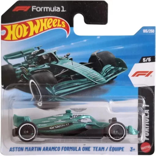 Mattel Hot Wheels Aston Martin Aramco Formula One Team kisautó