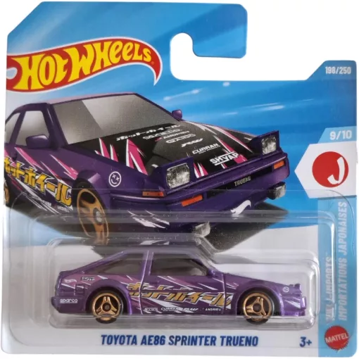 Mattel Hot Wheels Toyota AE86 Sprinter Trueno kisautó