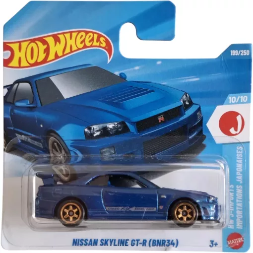 Mattel Hot Wheels Nissan Skyline GT-R (BNR34) kisautó