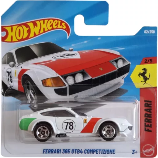 Mattel Hot Wheels Ferrari 365 GTB4 Competizione kisautó