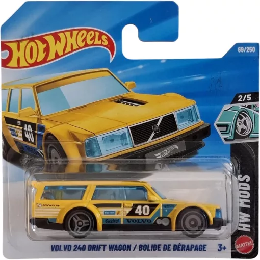  Mattel Hot Wheels Volvo 240 Drift Wagon kisautó