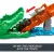   Mattel Hot Wheels Monster Trucks krokodilütközés kihívás Mega-Wrex autóval