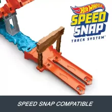 Mattel Hot Wheels Monster Trucks krokodilütközés kihívás Mega-Wrex autóval