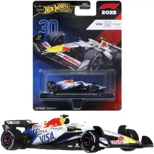  Mattel Hot Wheels Premium Visa Cash App Racing Bulls Formula One Team kisautó