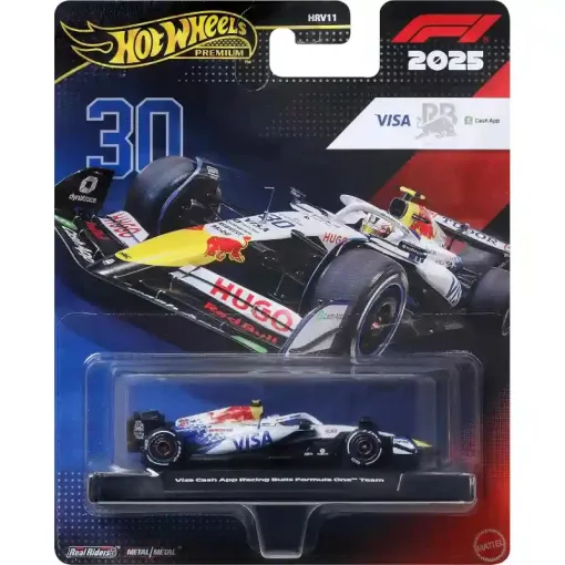  Mattel Hot Wheels Premium Visa Cash App Racing Bulls Formula One Team kisautó