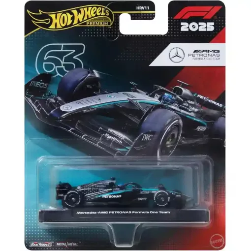  Mattel Hot Wheels Premium Mercedes-AMG Petronas Formula One Team kisautó