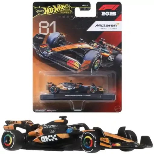  Mattel Hot Wheels Premium McLaren Formula 1 Team kisautó