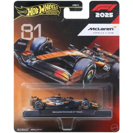 Mattel Hot Wheels Premium McLaren Formula 1 Team kisautó