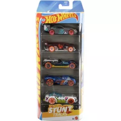 Mattel Hot Wheels kisautók 5 darabos szett - Stunt Tracks