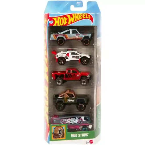 Mattel Hot Wheels kisautók 5 darabos szett - Mud Studs™