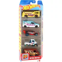 Mattel Hot Wheels kisautók 5 darabos szett - Metro Sketch