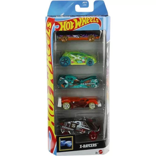 Mattel Hot Wheels kisautók 5 darabos szett - X-Raycers