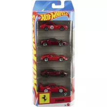 Mattel Hot Wheels kisautók 5 darabos szett - Ferrari