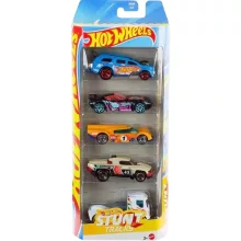 Mattel Hot Wheels kisautók 5 darabos szett - Stunt Tracks