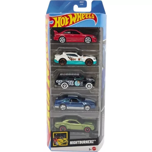 Mattel Hot Wheels kisautók 5 darabos szett - Nightburnerz