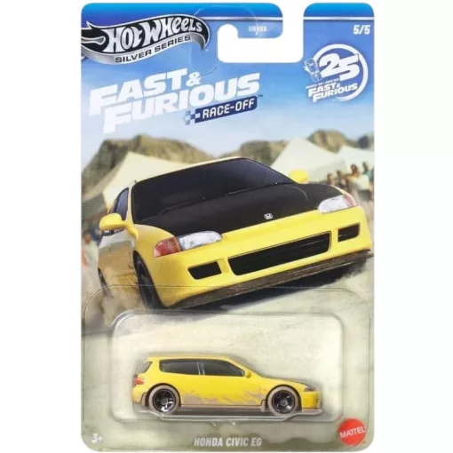 Mattel Hot Wheels Fast & Furious Race-Off Honda Civic EG kisautó