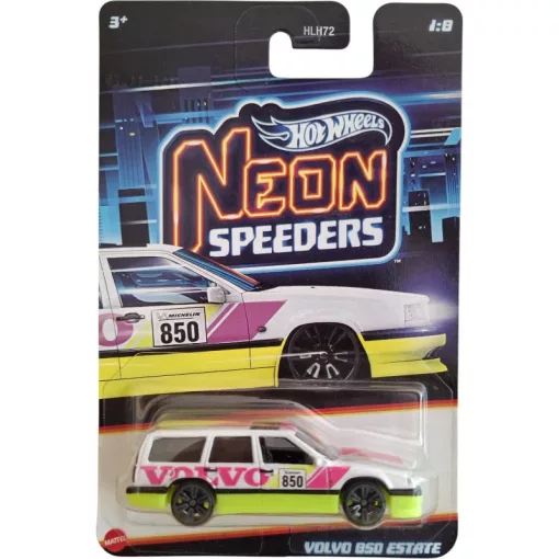 Mattel Hot Wheels Neon Speeders Volvo 850 Estate kisautó