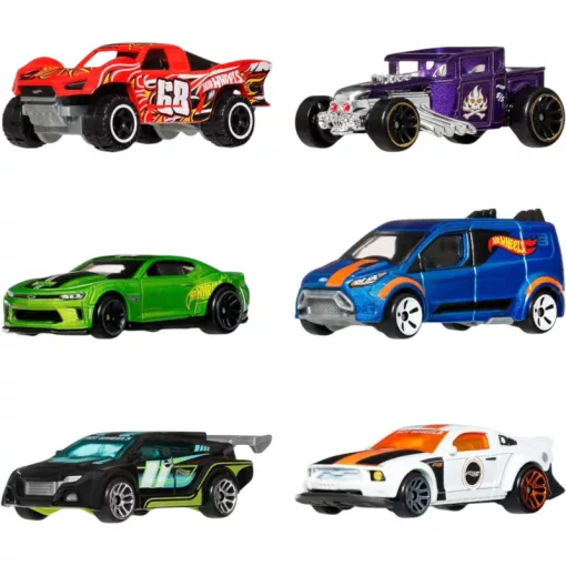 Mattel Hot Wheels kisautók 6 darabos szett - Silver Series Legends Tour