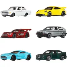 Mattel Hot Wheels kisautók 6 darabos szett - Silver Series Euro Style Multipack