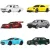   Mattel Hot Wheels kisautók 6 darabos szett - Silver Series Euro Style Multipack