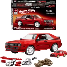 Mattel Brick Shop Hot Wheels '84 Audi Sport Quattro építőjáték kisautóval
