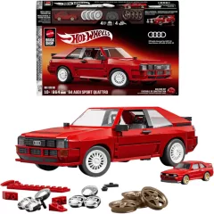   Mattel Brick Shop Hot Wheels '84 Audi Sport Quattro építőjáték kisautóval