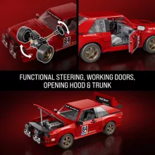 Mattel Brick Shop Hot Wheels '84 Audi Sport Quattro építőjáték kisautóval