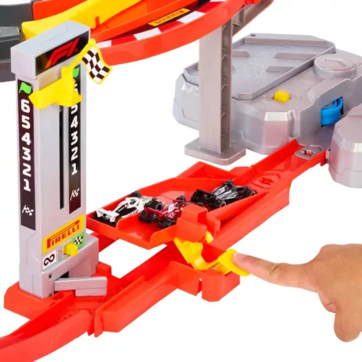 Mattel Hot Wheels Racing Forma-1 motorizált versenypálya 3 versenyautóval