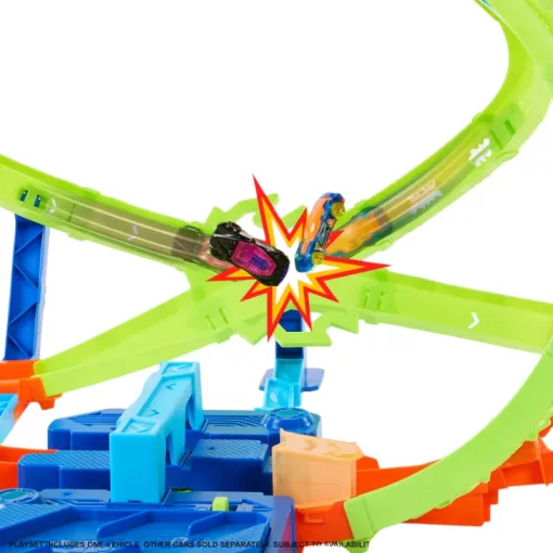 Mattel Hot Wheels Hiperszónikus ütközés motorizált versenypálya