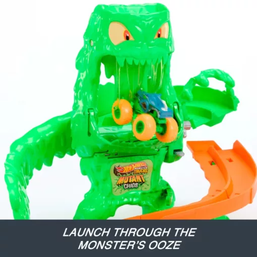 Mattel Hot Wheels Monster Trucks Mutant Chaos slimeszörny pályaszett