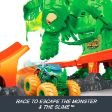 Mattel Hot Wheels Monster Trucks Mutant Chaos slimeszörny pályaszett