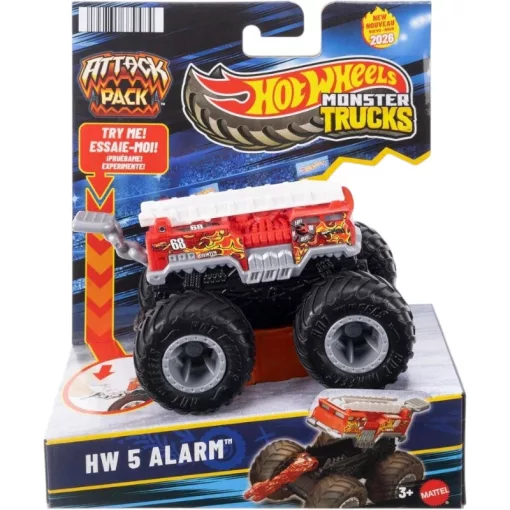 Mattel Hot Wheels Monster Trucks Attack Pack HW 5-Alarm kisautó