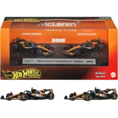    Mattel Hot Wheels Premium McLaren Formula 1 Team kisautó készlet