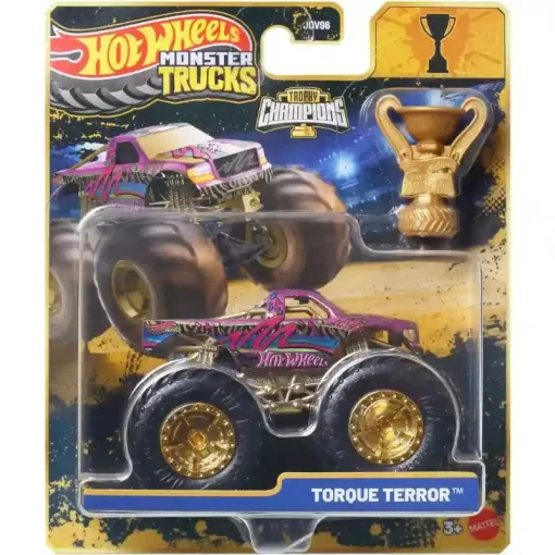 Mattel Hot Wheels Monster Trucks Trophy Champions Torque Terror kisautó