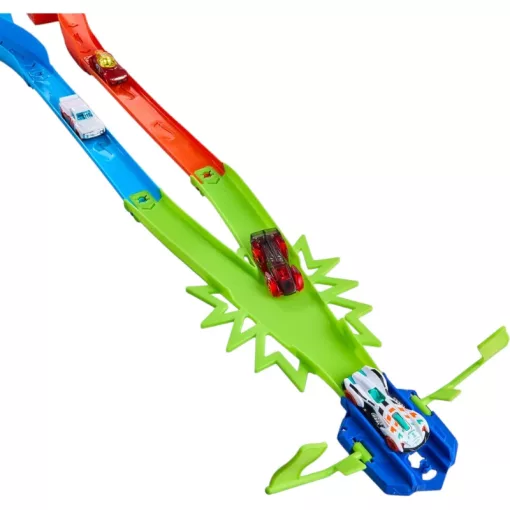  Mattel Hot Wheels dupla hurok versenypálya készlet kisautókkal